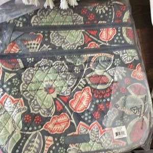 Vera Bradley triple zip hipster crossbody handbag